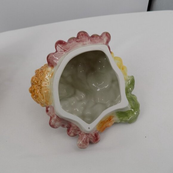 Fitz & Floyd Bountiful Harvest Cornucopia Cookie Jar Fall Decor Original Box - Picture 7 of 11